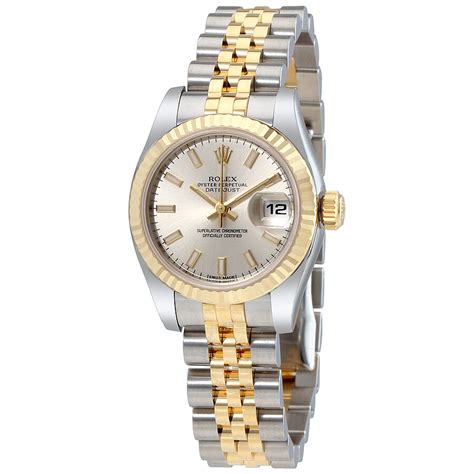 gold and silver womens rolex